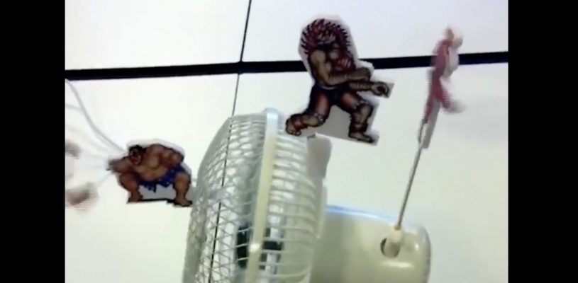 扇風機にちょっとした工夫をすると楽しくなるよ