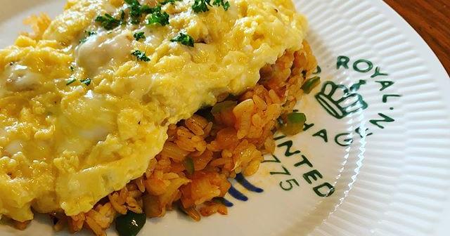 簡単チーズオムライス