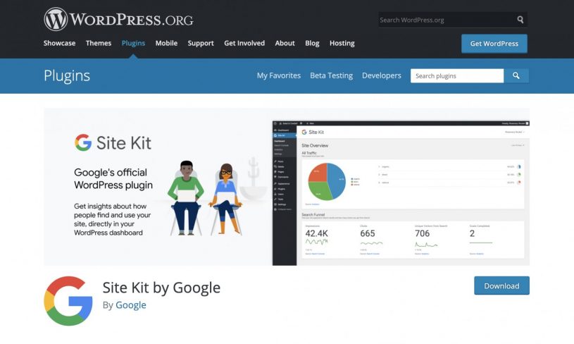 WordPressの管理画面でGA、タグマネ、サーチコンソール、アドセンスなどを見られるようにするSite Kit by Google – WordPress plugin