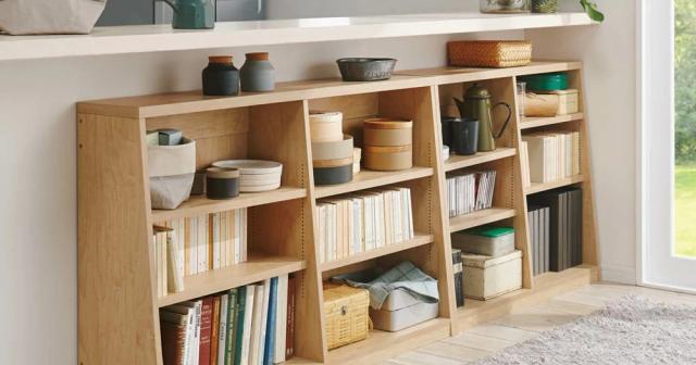 キッチンカウンター下に本棚を購入