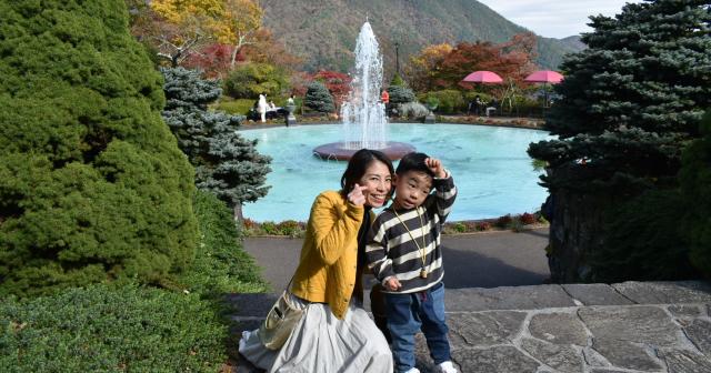強羅公園は楽しいよ(３歳の息子と)