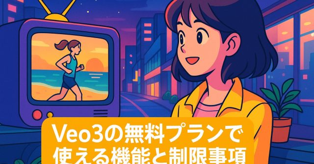 Veo3の無料プランで使える機能と制限事項