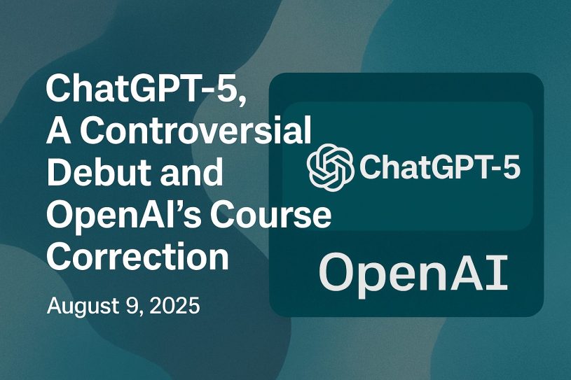 ChatGPT-5、賛否両論の船出とOpenAIの軌道修正（2025/08/09時点まとめ）