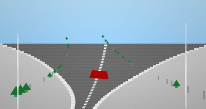 ポリゴン風レースゲーム