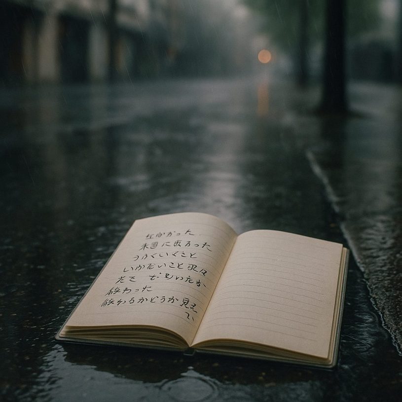 雨上がりの手紙