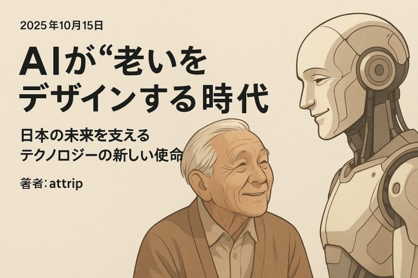 AIが“老い”をデザインする時代 ― 日本の未来を支えるテクノロジーの新しい使命