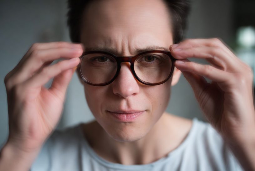 視力が低下、目が悪くなった