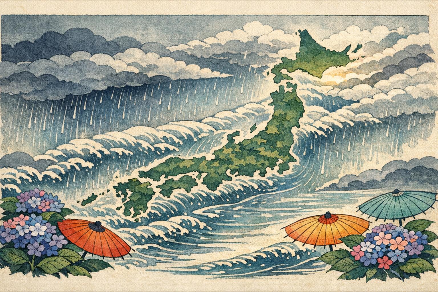 2026年の梅雨入り・梅雨明けの全体像をイメージでつかむアイキャッチ
