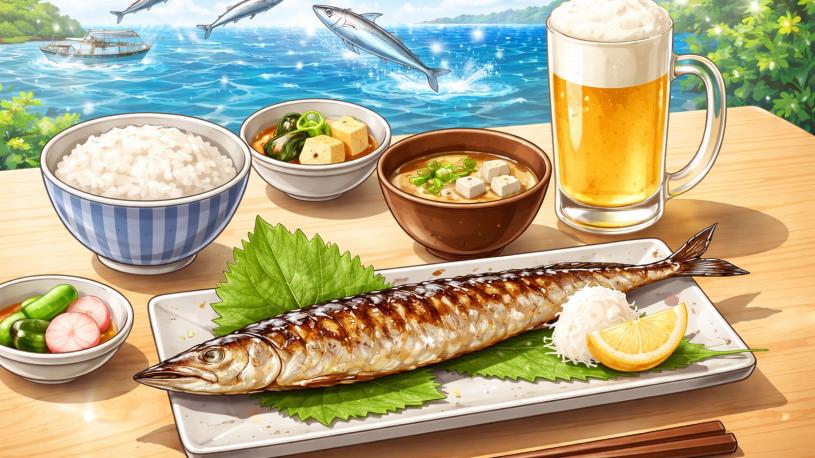 2018年サンマの水揚げ量が増えてサンマ定食が安くなるそうだ