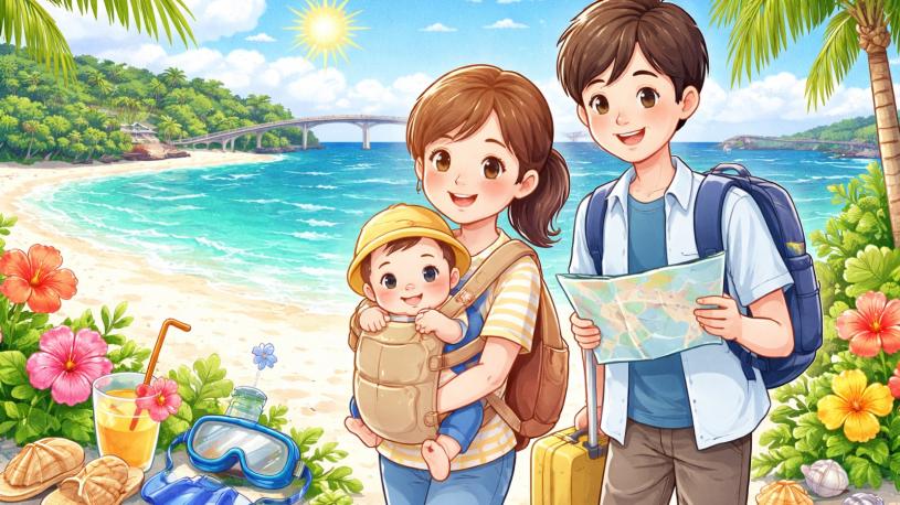 生後3ヶ月のあかちゃんを連れて宮古島へ旅行