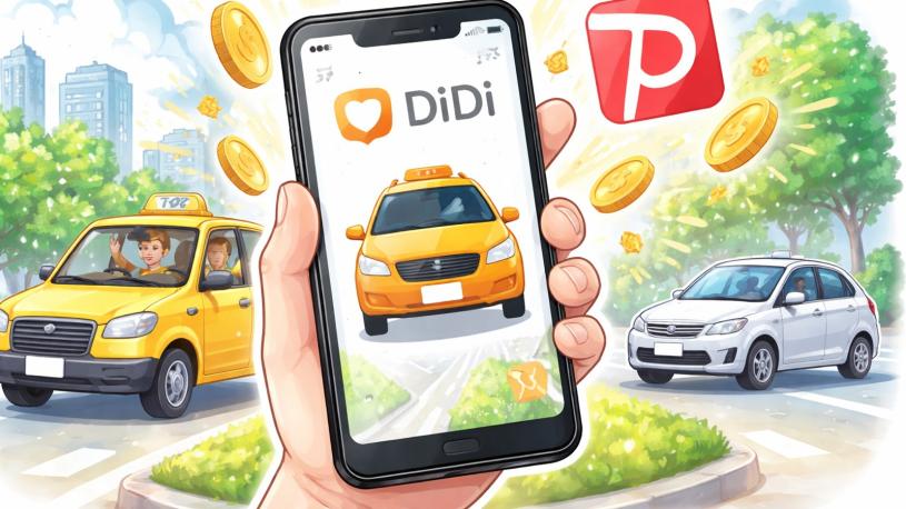 タクシーアプリのDiDiがPayPayに対応