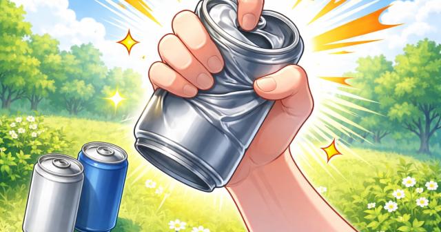 スチール缶を潰せるなら平均よりかなり強い？目安だけ整理
