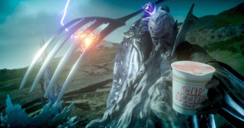 カップヌードルとFFXV公式コラCM完全版公開「CUP NOODLE XV Special Edition」