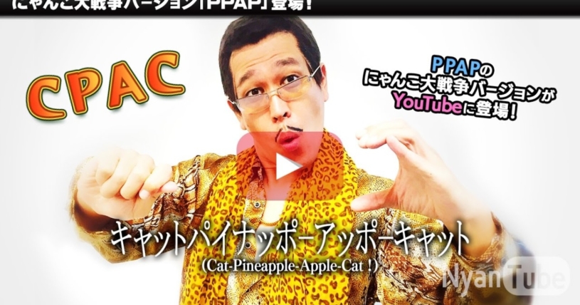 ピコ太郎(PPAP)とにゃんこ大戦争がコラボ動画！！